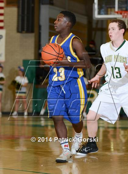 Thumbnail 1 in Douglass Academy vs. St. Patrick (Saint Patrick Tournament) photogallery.