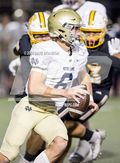 Thumbnail 3 in Notre Dame (SO) @ Simi Valley (CIF SS D3 Round 1) photogallery.