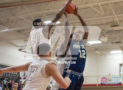 Thumbnail 1 in Hudson Catholic vs. Pope John XXIII (Hoop Group NJ Tip Off) photogallery.