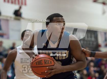 Thumbnail 1 in Hudson Catholic vs. Pope John XXIII (Hoop Group NJ Tip Off) photogallery.