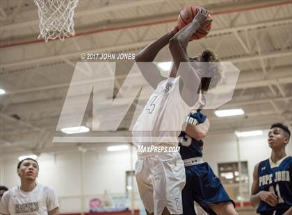 Thumbnail 3 in Hudson Catholic vs. Pope John XXIII (Hoop Group NJ Tip Off) photogallery.