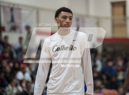 Thumbnail 3 in Hudson Catholic vs. Pope John XXIII (Hoop Group NJ Tip Off) photogallery.