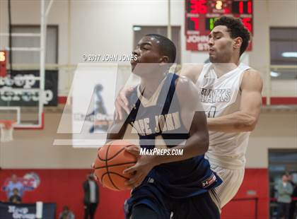 Thumbnail 2 in Hudson Catholic vs. Pope John XXIII (Hoop Group NJ Tip Off) photogallery.