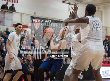Thumbnail 2 in Hudson Catholic vs. Pope John XXIII (Hoop Group NJ Tip Off) photogallery.