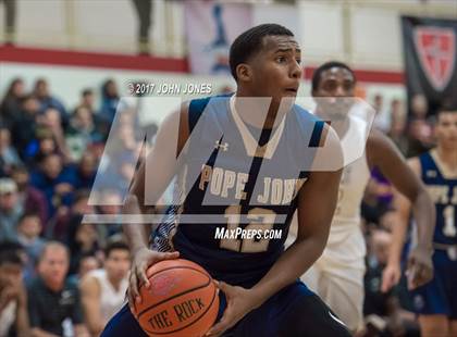 Thumbnail 3 in Hudson Catholic vs. Pope John XXIII (Hoop Group NJ Tip Off) photogallery.