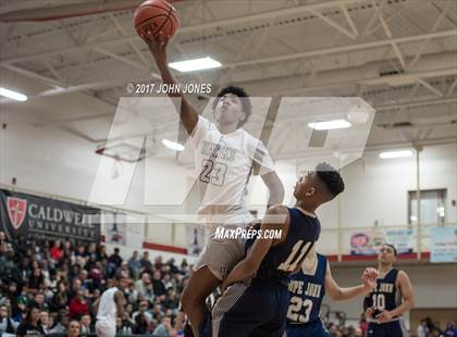 Thumbnail 3 in Hudson Catholic vs. Pope John XXIII (Hoop Group NJ Tip Off) photogallery.