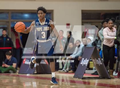 Thumbnail 2 in Hudson Catholic vs. Pope John XXIII (Hoop Group NJ Tip Off) photogallery.