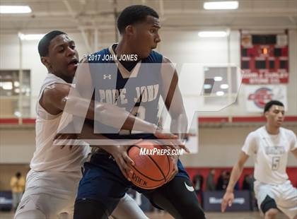Thumbnail 3 in Hudson Catholic vs. Pope John XXIII (Hoop Group NJ Tip Off) photogallery.