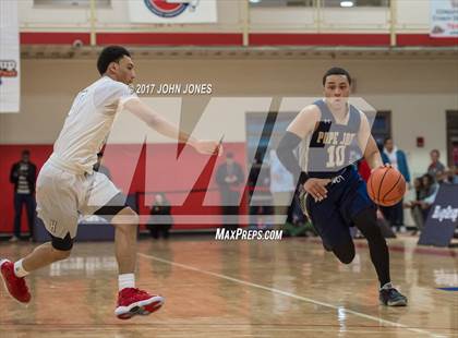Thumbnail 3 in Hudson Catholic vs. Pope John XXIII (Hoop Group NJ Tip Off) photogallery.