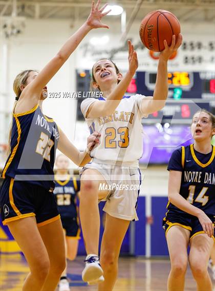 Thumbnail 3 in JV: Notre Dame Academy @ Newport Central Catholic photogallery.