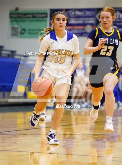 Thumbnail 2 in JV: Notre Dame Academy @ Newport Central Catholic photogallery.