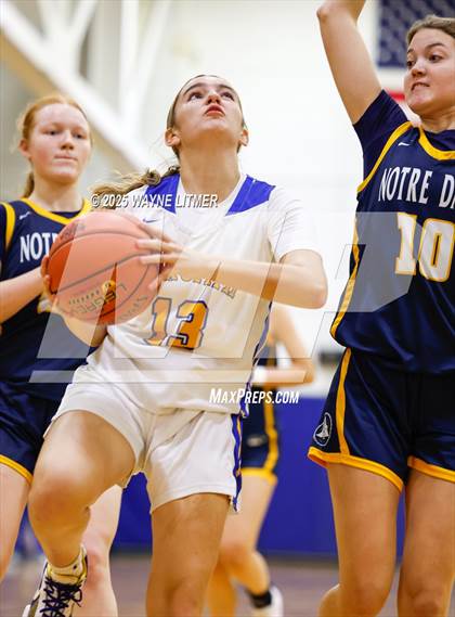 Thumbnail 1 in JV: Notre Dame Academy @ Newport Central Catholic photogallery.