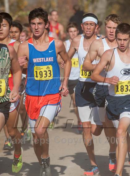 Thumbnail 2 in CIF State Cross Country Championships (Boys D2) photogallery.