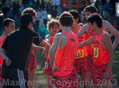 Thumbnail 1 in CIF State Cross Country Championships (Boys D2) photogallery.
