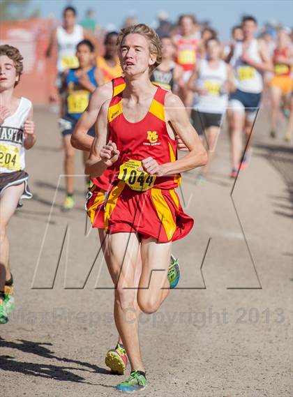 Thumbnail 1 in CIF State Cross Country Championships (Boys D2) photogallery.