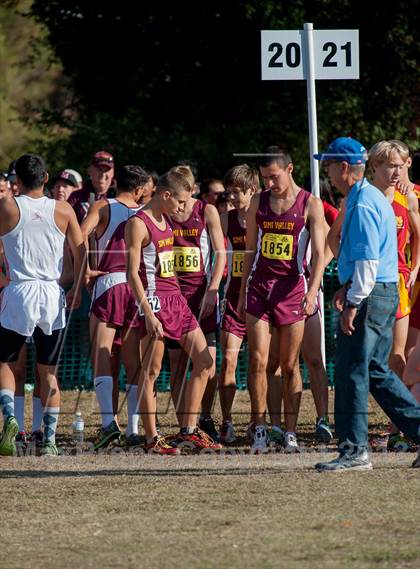 Thumbnail 2 in CIF State Cross Country Championships (Boys D2) photogallery.