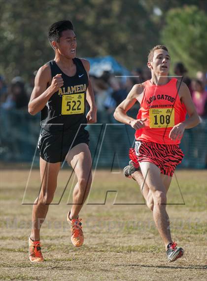 Thumbnail 1 in CIF State Cross Country Championships (Boys D2) photogallery.