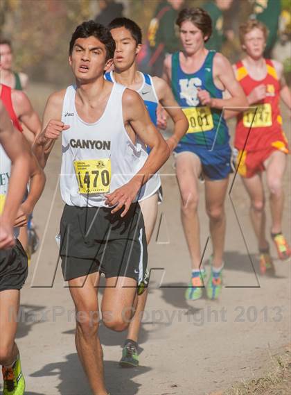 Thumbnail 1 in CIF State Cross Country Championships (Boys D2) photogallery.