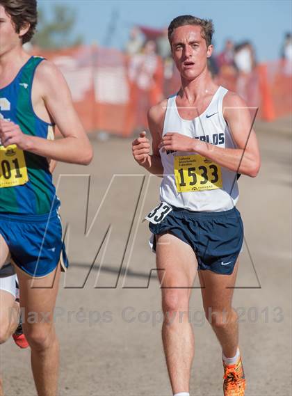 Thumbnail 2 in CIF State Cross Country Championships (Boys D2) photogallery.