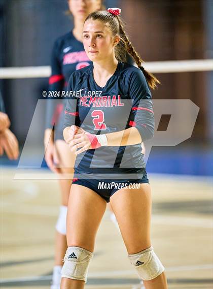 Thumbnail 3 in Memorial vs. Heights (UIL Volleyball 6A D2 Region 3 Bi-District) photogallery.