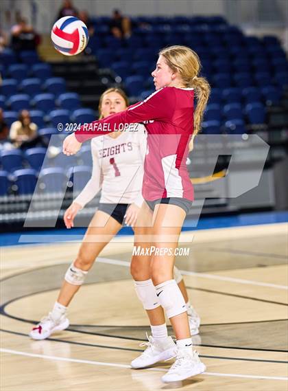 Thumbnail 1 in Memorial vs. Heights (UIL Volleyball 6A D2 Region 3 Bi-District) photogallery.