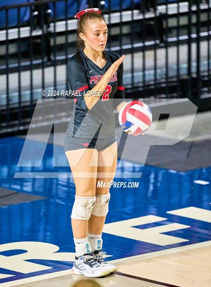 Thumbnail 2 in Memorial vs. Heights (UIL Volleyball 6A D2 Region 3 Bi-District) photogallery.