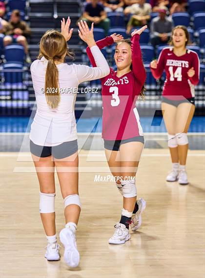 Thumbnail 1 in Memorial vs. Heights (UIL Volleyball 6A D2 Region 3 Bi-District) photogallery.