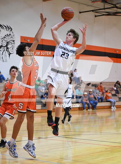 Thumbnail 2 in Somerville vs Cornerstone Christian Academy (Koppers Tournament) photogallery.