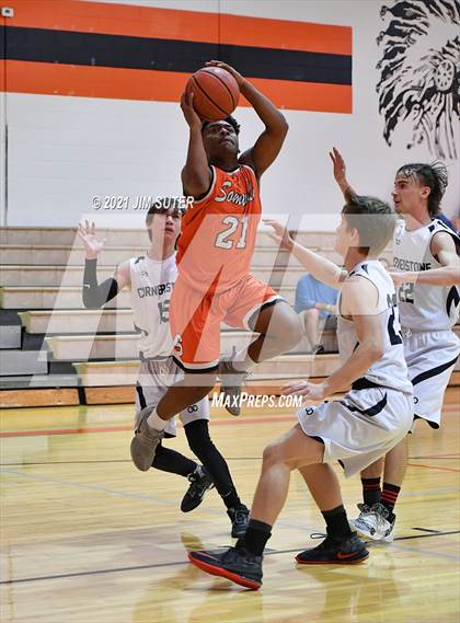Thumbnail 2 in Somerville vs Cornerstone Christian Academy (Koppers Tournament) photogallery.