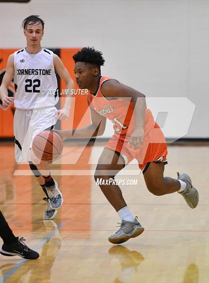 Thumbnail 2 in Somerville vs Cornerstone Christian Academy (Koppers Tournament) photogallery.