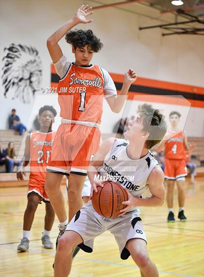 Thumbnail 3 in Somerville vs Cornerstone Christian Academy (Koppers Tournament) photogallery.