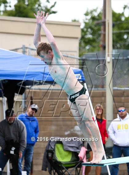 Thumbnail 3 in CIF SJS Boys Diving Championships photogallery.