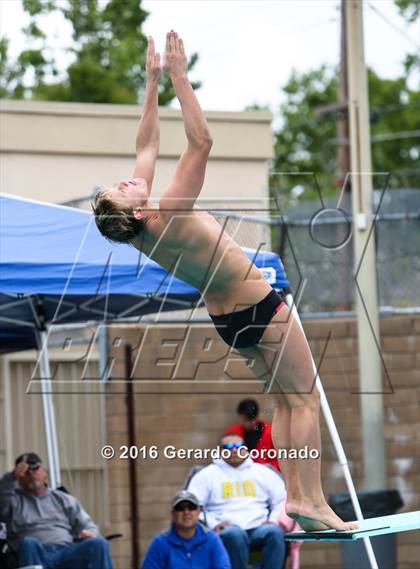 Thumbnail 3 in CIF SJS Boys Diving Championships photogallery.