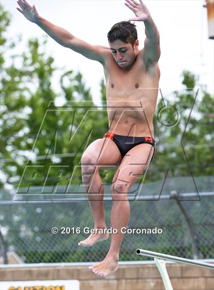 Thumbnail 3 in CIF SJS Boys Diving Championships photogallery.