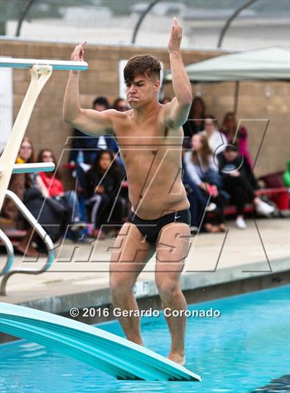 Thumbnail 2 in CIF SJS Boys Diving Championships photogallery.