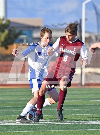 Thumbnail 3 in Moapa Valley vs Faith Lutheran photogallery.