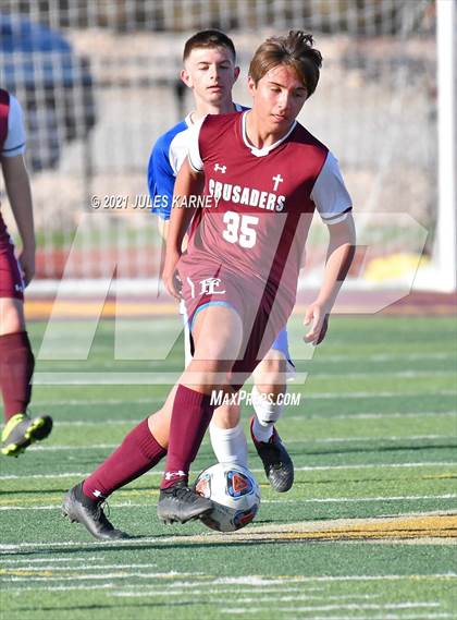 Thumbnail 3 in Moapa Valley vs Faith Lutheran photogallery.