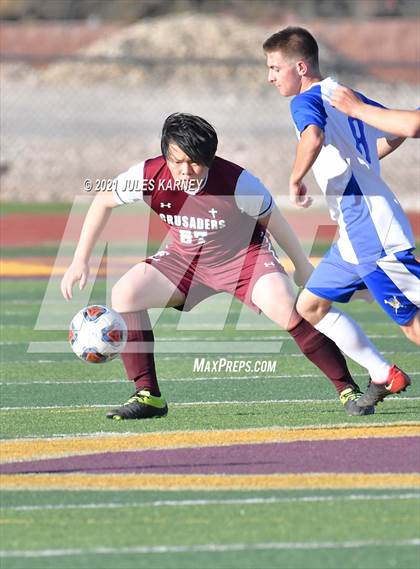Thumbnail 2 in Moapa Valley vs Faith Lutheran photogallery.