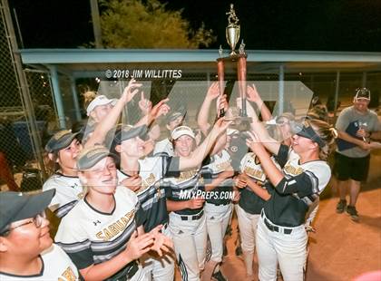 Thumbnail 1 in Trivium Prep vs Saguaro (Chandler Prep Softball Classic Platinum Final) photogallery.