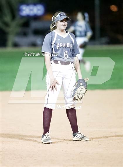 Thumbnail 3 in Trivium Prep vs Saguaro (Chandler Prep Softball Classic Platinum Final) photogallery.