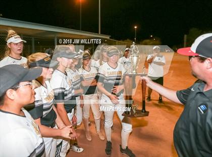 Thumbnail 2 in Trivium Prep vs Saguaro (Chandler Prep Softball Classic Platinum Final) photogallery.