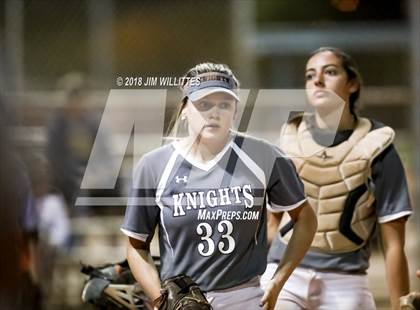 Thumbnail 2 in Trivium Prep vs Saguaro (Chandler Prep Softball Classic Platinum Final) photogallery.