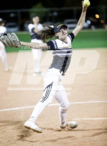 Thumbnail 1 in Trivium Prep vs Saguaro (Chandler Prep Softball Classic Platinum Final) photogallery.