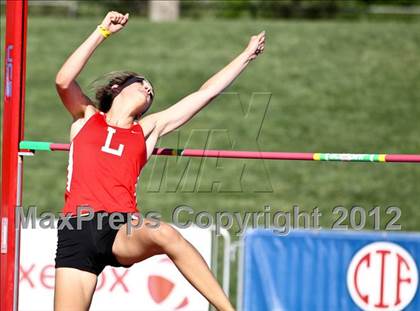 Thumbnail 1 in CIF State Track & Field Championships (Girls Field Events - Finals) photogallery.