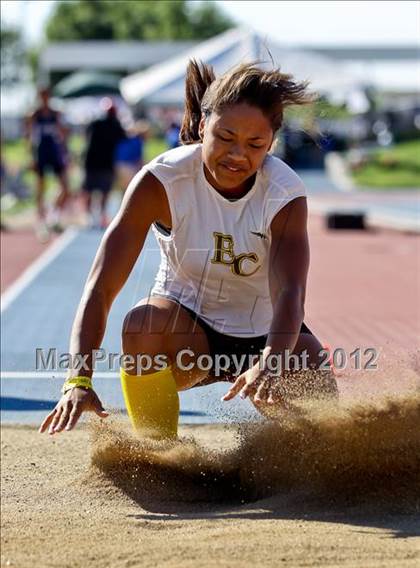 Thumbnail 1 in CIF State Track & Field Championships (Girls Field Events - Finals) photogallery.