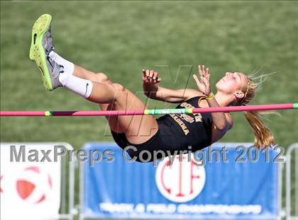 Thumbnail 2 in CIF State Track & Field Championships (Girls Field Events - Finals) photogallery.