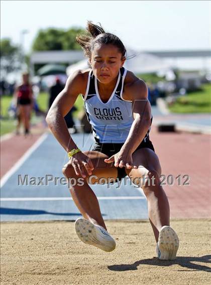 Thumbnail 2 in CIF State Track & Field Championships (Girls Field Events - Finals) photogallery.