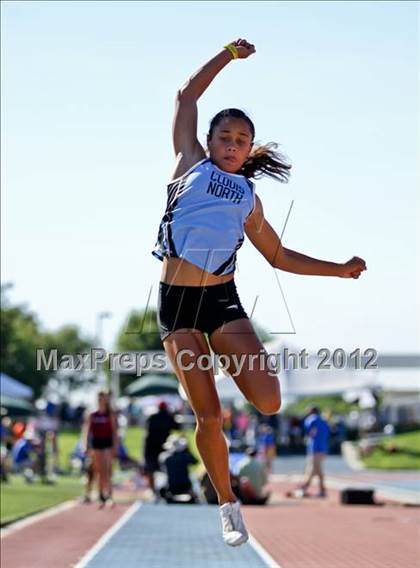 Thumbnail 1 in CIF State Track & Field Championships (Girls Field Events - Finals) photogallery.