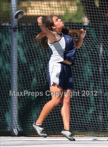 Thumbnail 2 in CIF State Track & Field Championships (Girls Field Events - Finals) photogallery.
