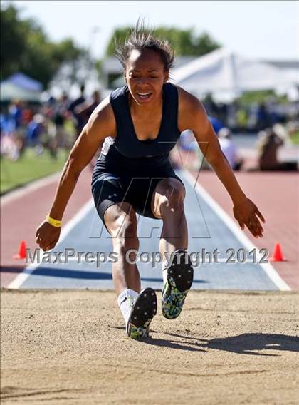 Thumbnail 3 in CIF State Track & Field Championships (Girls Field Events - Finals) photogallery.